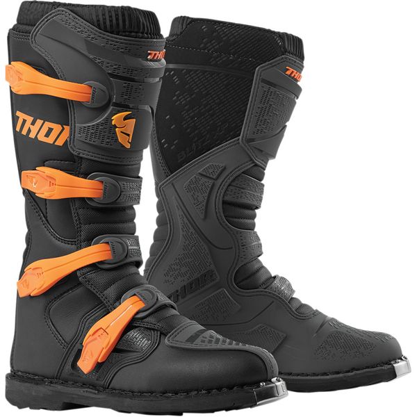Thor Blitz Xp Charcoal/Orange Boots image