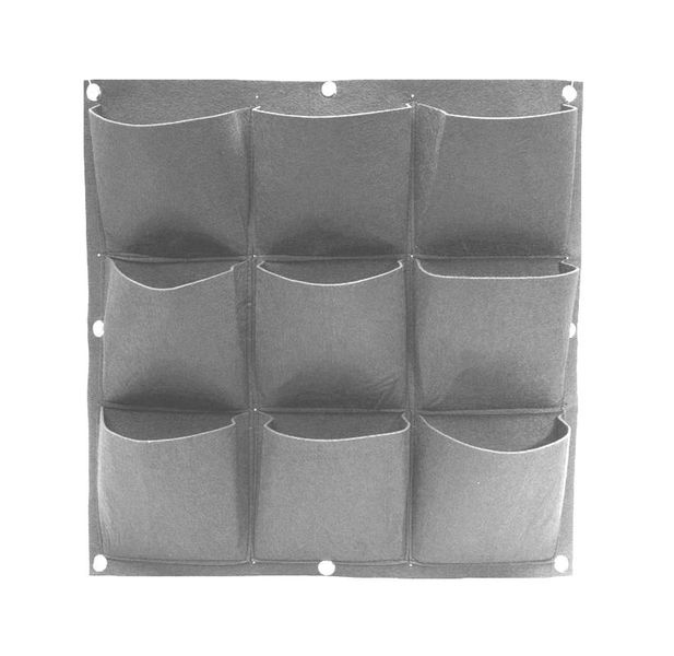 Fabric Vertical Wall Garden - 9 Planter Pockets