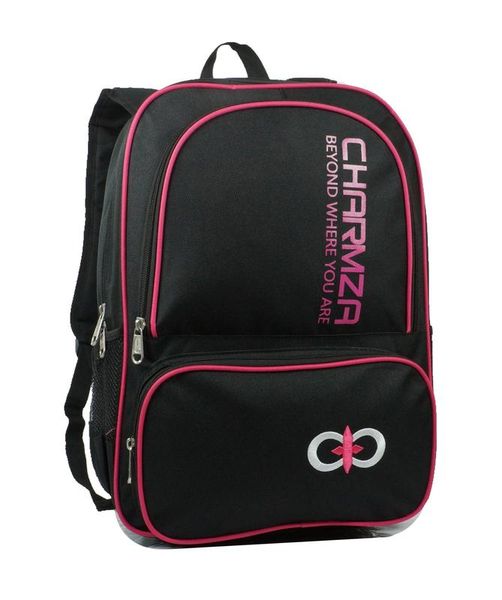 Justice School Backpack 25L - Black and Pink