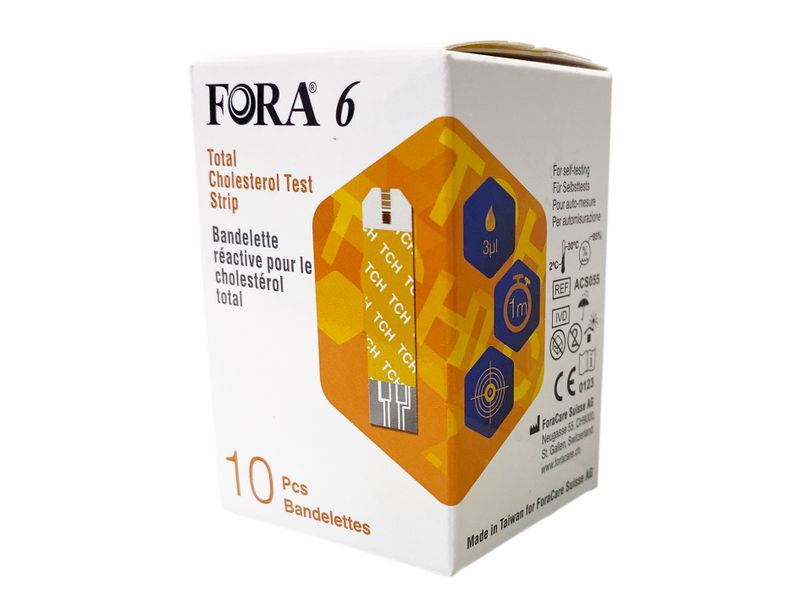FORA 6 | Total Cholesterol Testing Strips