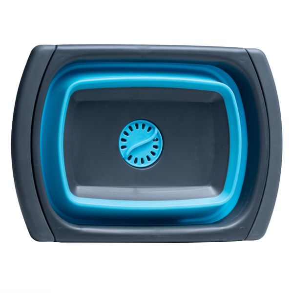 Foldable Flexible Silicone Washing Basket Dish Rake JM-608