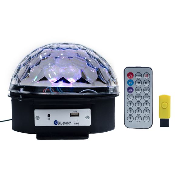 Crystal Magic Ball Light MP3 Player with Bluetooth &amp; Remote