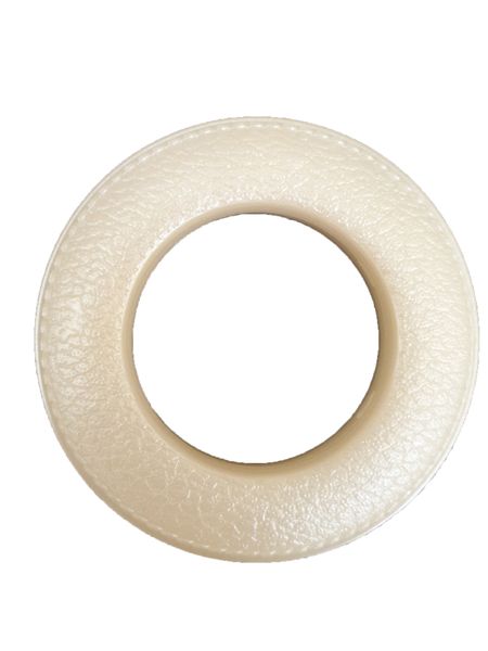 Matoc Designs Eyelet Curtain Ring - Leatherlook Finish - Silver - Qty of 50