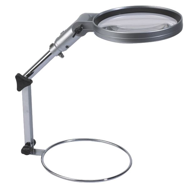 LED Magnifying Glass Table Magnifier Glass 2x Magnification