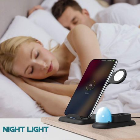 Wireless Charging Station and Night Light