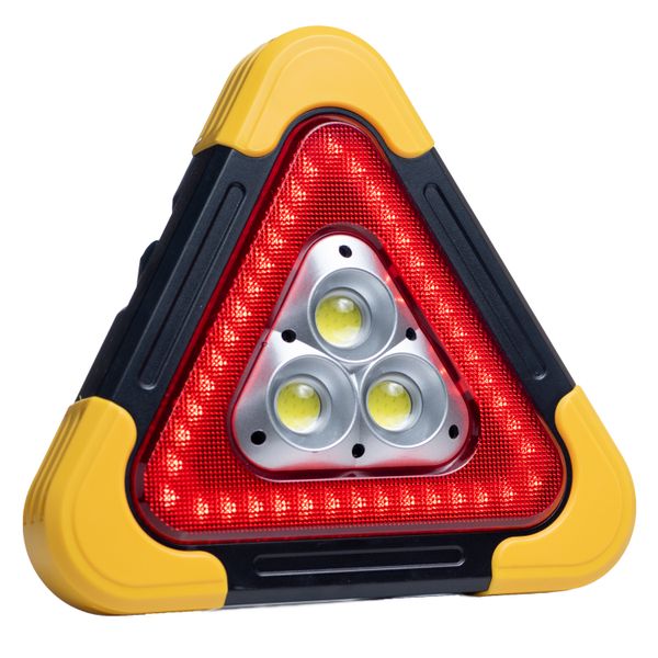 Hurry Bolt Multifunctional Work And Warning Solar Light - Yellow