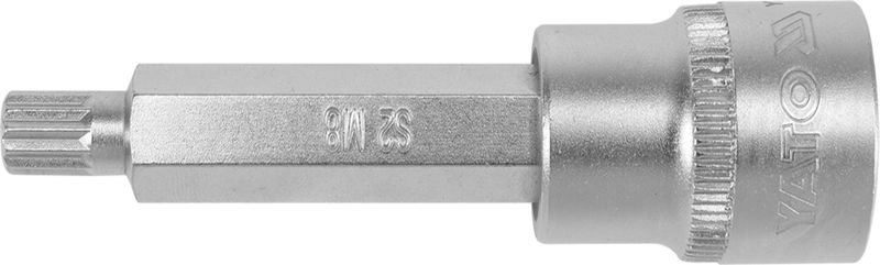 Yato - Spline Socket Bit 1/2"(M12 X 100mm)