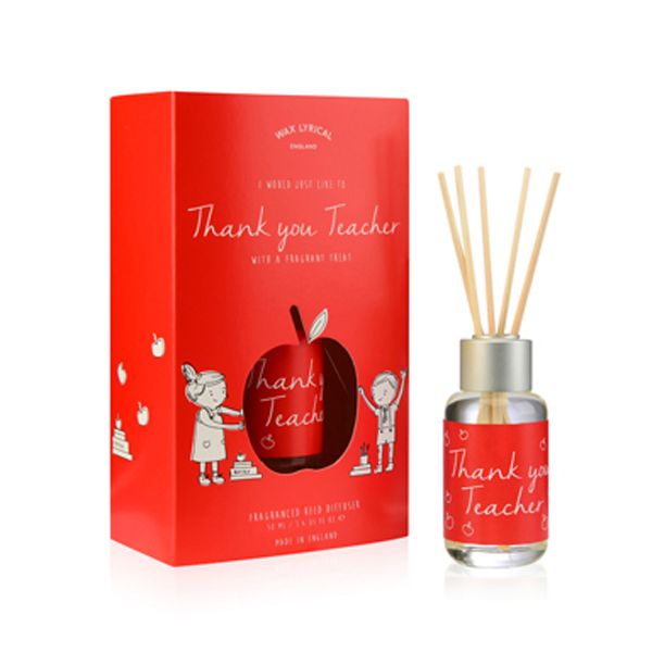 Wax Lyrical Thank You Teacher 50ml Reed Diffuser Card