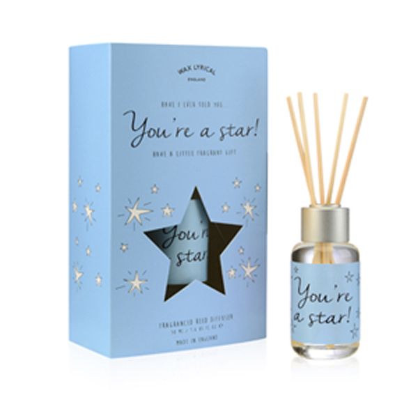 Wax Lyrical You're A Star 50ml Reed Diffuser Card