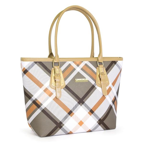 Dafne Checked Handbag