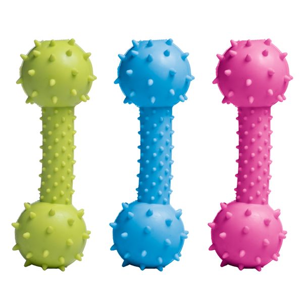 Assorted colour Dog Play Bone With Bell