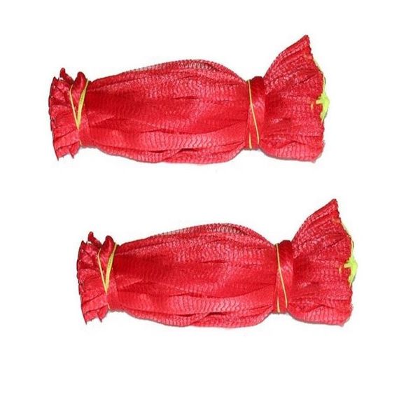 Gardening Red Net Platic Bags 12pc (60cm)