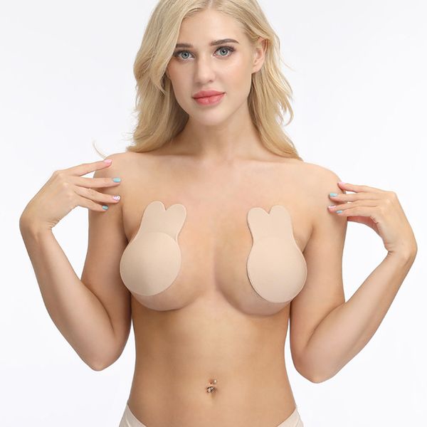 Edendiva's Strapless Rabbit Ear Breast Invisible Self Adhesive Nipple Cover