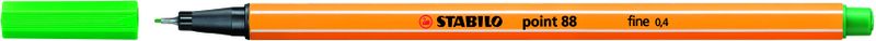 STABILO Point 88 Fineliner Green Box of 10