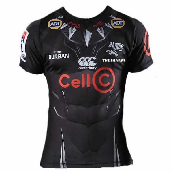 Sharks Black Panther Super Rugby Jersey 2020