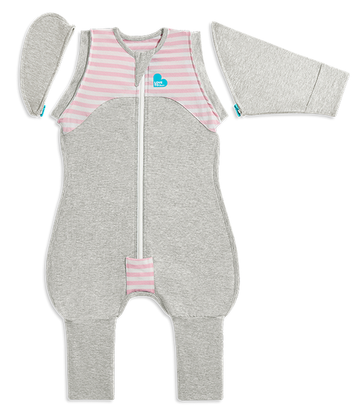 Love To Dream - Swaddle Up Transition Suit 1 Tog Pink
