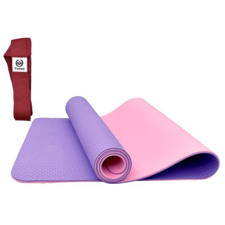 Tapete de Yoga Non Slip Exercise Mat TPE Eco Friendly Anti-Tear Yoga