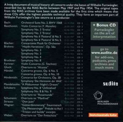 Berliner Philharmoni - Beethoven/schubert/bach: Edition Wilhe (CD)