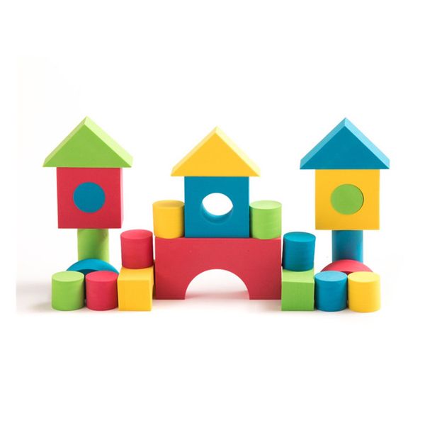 Fun Foam Blocks - 50 Pieces