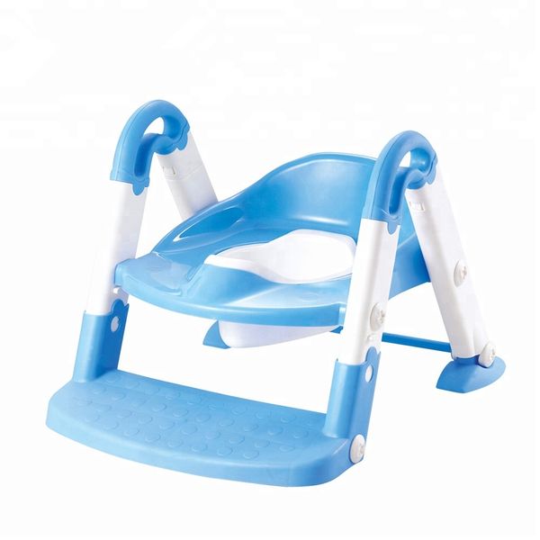 3 in 1 baby potty training toilet seat ladder - Blue