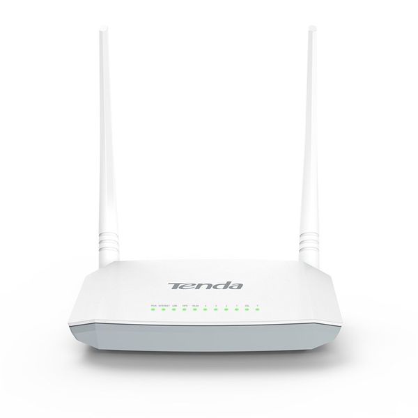 Tenda Router, N300 ADSL2+ Modem Wless