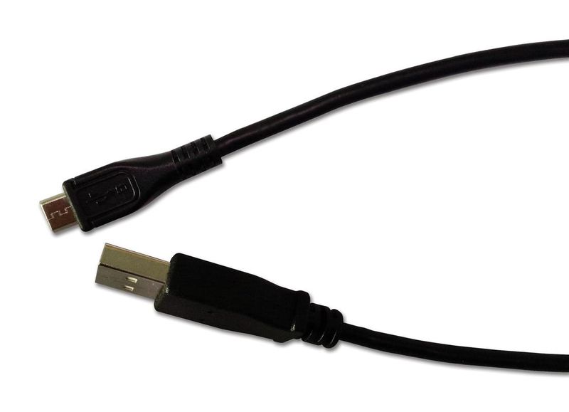 USB Cable, 1.5m, USB to Micro USB, Black, MC000949, Multicomp