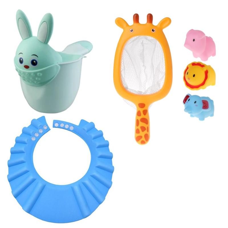 Baby Bath Toy & washing Hair Blue Bunny Shop Today. Get it Tomorrow!