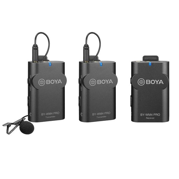 Boya BY-WM4 Pro K2 Dual-Channel Wireless Microphone System