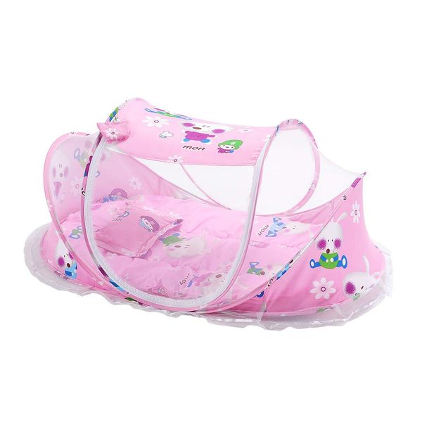 Happy Baby Pop Up Baby Bed Net - Blue/ Multicolor