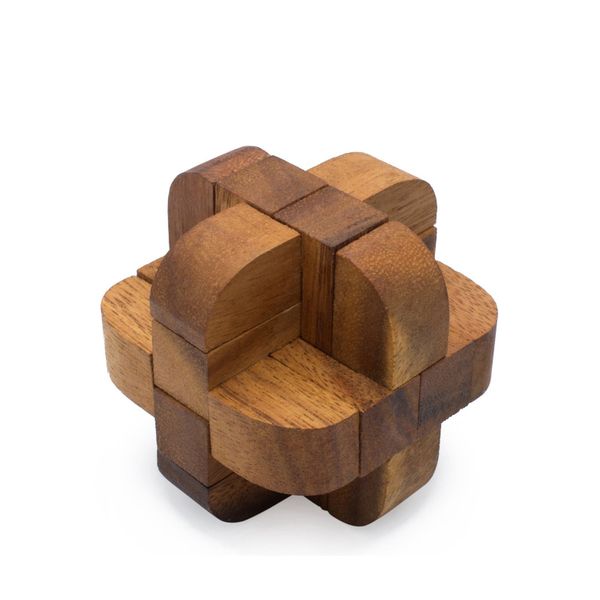 Neutron - Wooden 3D Brainteaser Puzzle