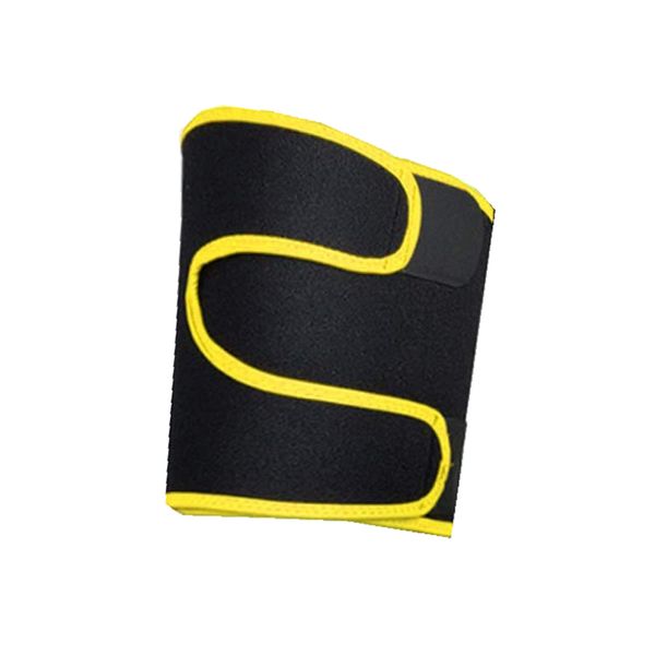 1 Piece Sports Leg Sleeve Support Brace Knee Pad Thigh Protect-Yellow