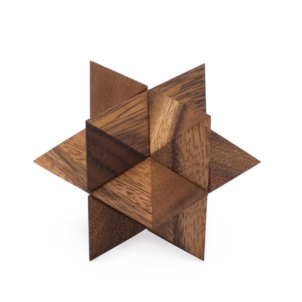 Shooting Star - Wooden 3D Brainteaser Interlocking Puzzle