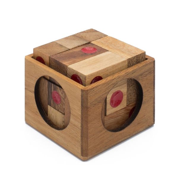 Vegas Baby - Wooden 3D Interlocking Dice-themed Puzzle Brainteaser
