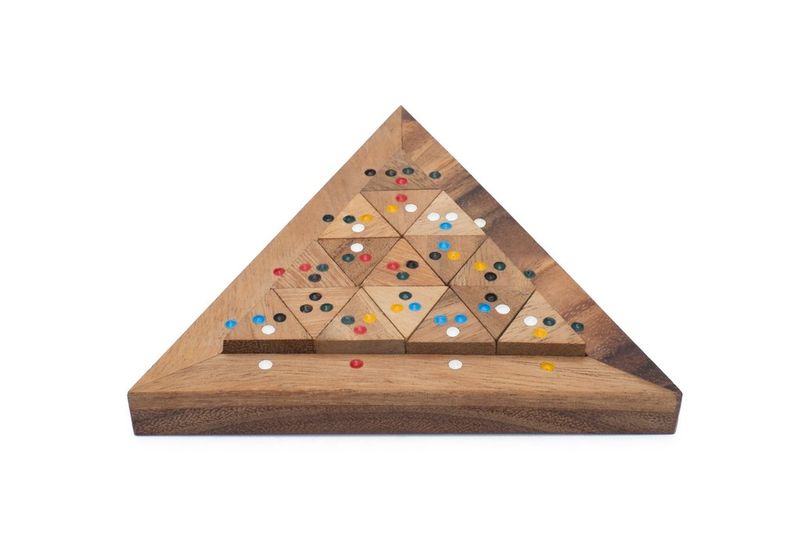 Bermuda Triangle - Wooden Puzzle Brainteaser Boardgame