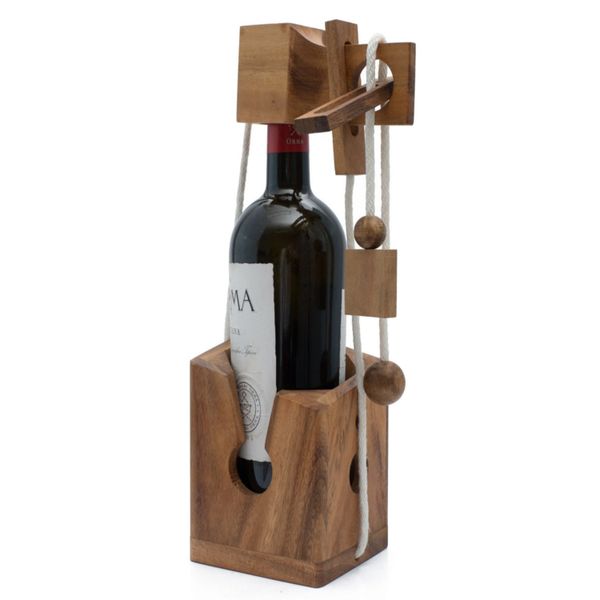 Wine Challenge - Bottle Lock - Solve the puzzle to release the bottle!