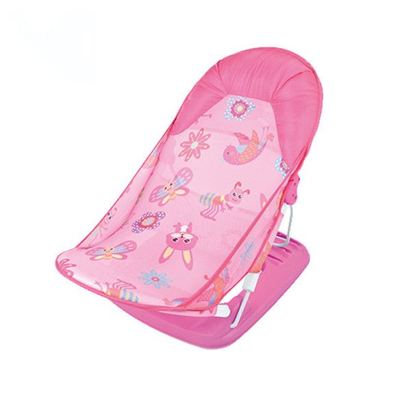 Portable comfortable foldable shower support chair - Green
