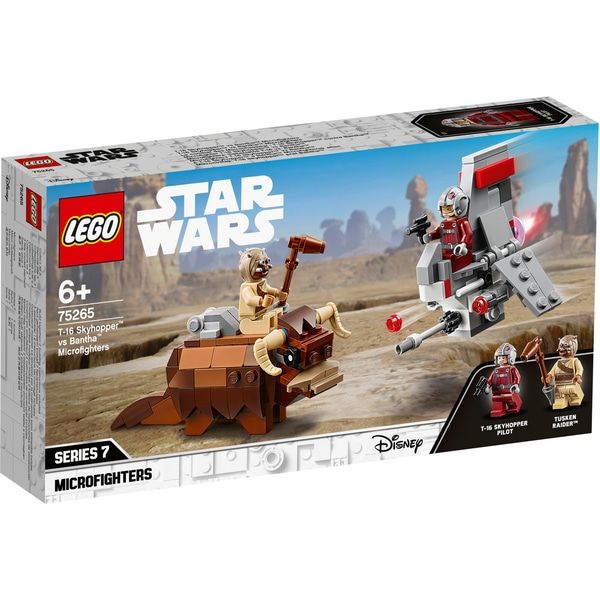LEGO Star Wars T-16 Skyhopper vs Bantha Microfighters 75265 - 6+ Years