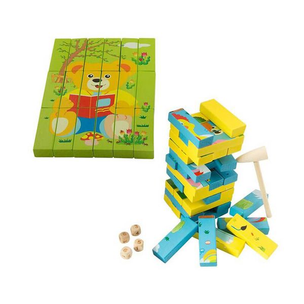 Multifunctional Jenga for kids