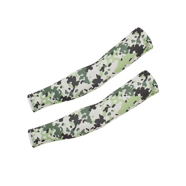 Arm Sleeve Camouflage Green Scambled