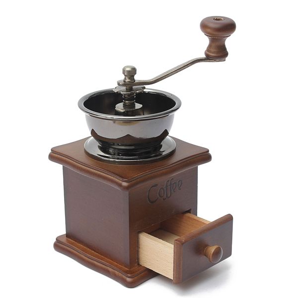 Hand Wooden Coffee Maker