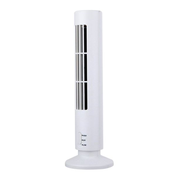 Portable Mini USB Tower Fan - White