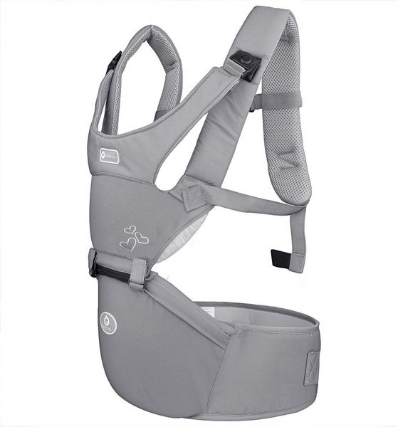 Carriers Multifunction Ergonomic Hipseat Baby Carrier Grey (READ