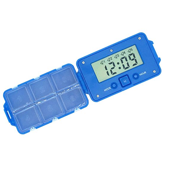 6 Grid Portable Pill Box Regularly Remind