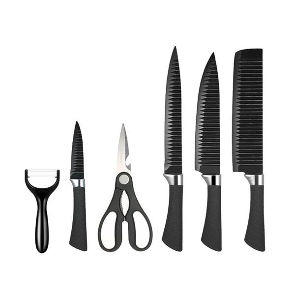 JRY High-Quality Non-stick Daily Use Knife Set 6 Piece