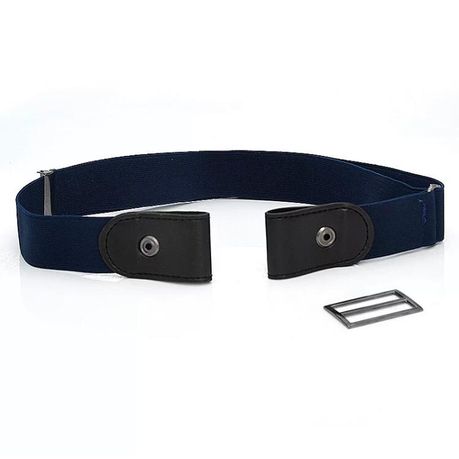 plain black elastic waist belt