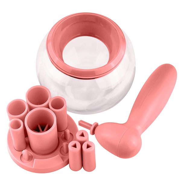 Portable Electric Makeup Brush Cleaner Dryer-Pink
