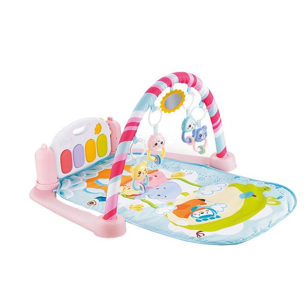 5 in 1 Baby Light Musical/Gym Play Mat - pink