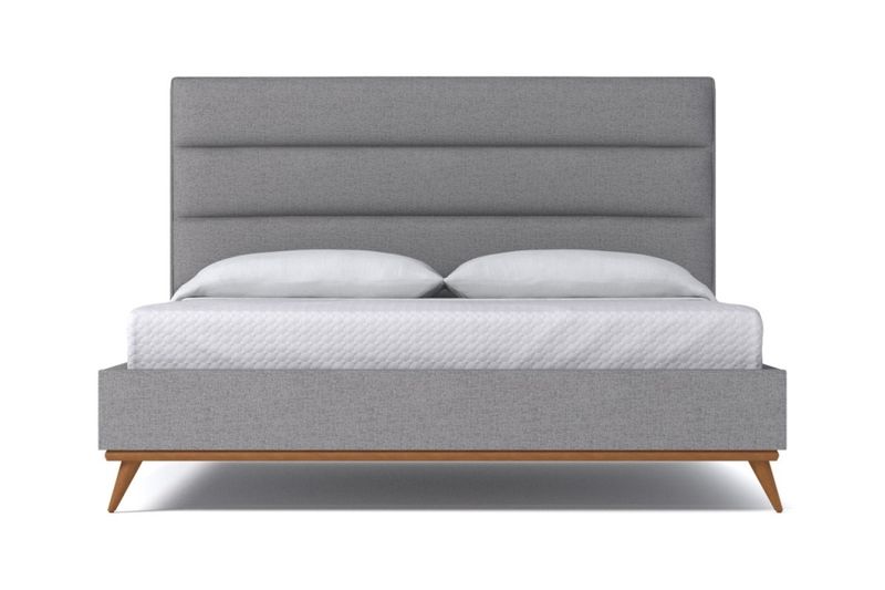 StrohBerry - Boston Linen Panel Headboard -Fog