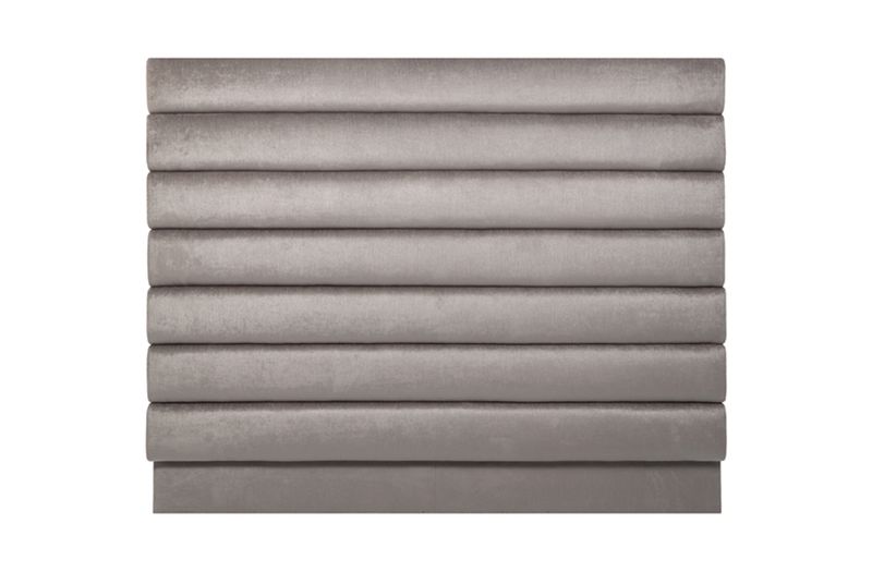 Agarsi Giovanni - Mira Velvet Panel Headboard - Pewter