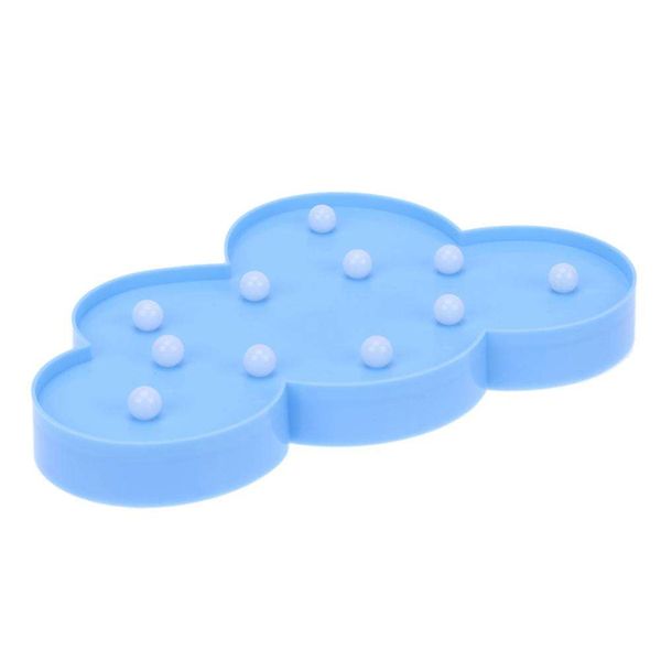 Decorative LED Cloud Night Light - Blue